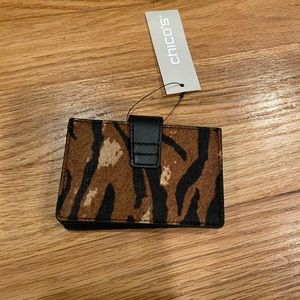 Chico’s Tiger Haircalf Card Case